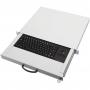 19 Rack 1U Tastatur DE Trackball PS2&USB Gri