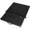 19 Rack 1U Tastatur US Touchpad USB Negru