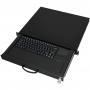 19 Rack 1U Tastatur US Touchpad USB Negru