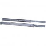 19 Set de șine telescopice 2U 455 mm Argintiu