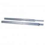 19 Set de șine telescopice 2U 650mm Argintiu