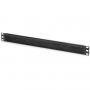 1U cable brush management panel 44x483x11 mm brush size 27x423 mm color black RAL 9005