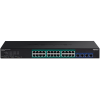 28-Port Gigabit Web Smart PoE+ w.10G SFP+