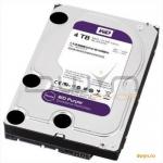 4TB WD PURPLE, SATA 6Gb/s, IntelliPower, 64MB, Surveillance HDD
