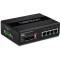 6-port Industrial Gbit UPoE Metall IP30