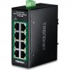 8-Port Industrial Fast Ethern. PoE+ DIN-Rail