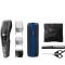 Aparat de tuns Philips HC7650/15, 0.5-28 mm, 28 trepte, Litiu-Ion, Lavabil, Negru/Albastru
