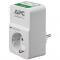 Apc PM1WU2-GR Priza cu protectie PM1WU2-GR | Numar iesiri 3 | 1 x Schuko | 2 x USB |230 V | 50/60 Hz | Alb