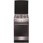 Aragaz Hansa FCMX581009, 4 arzatoare, aprindere electrica si dispozitiv de siguranta arzatoare, grill, capacitate 65 L, gri