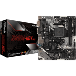 ASROCK B450M-HDV R4.0 ASRock B450M-HDV R4.0, AM4, DDR4 3200+, 4 SATA3, HDMI, DVI-D, D-Sub