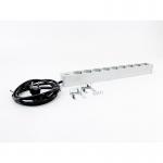 Bachmann PDU 19, 1U, 8 prize schuko, fara intrerupator, impamantare, cablu alimentare 2m , profil PV