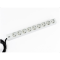 Bachmann PDU 19`, 1U,  9 prize schuko,  fara intrerupator,  profil aluminiu,  cablu alimentere 2m si