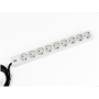 Bachmann PDU 19`, 1U,  9 prize schuko,  fara intrerupator,  profil aluminiu,  cablu alimentere 2m si