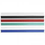 Bagheta A4 de legat documente,  8 mm, 10/set, DONAU - rosu