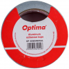 Banda adeziva din aluminiu, 48mm x 25 m, 60 microni, Optima - argintie