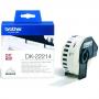 BANDA CONTINUA HARTIE 12MM BLACK ON WHITE DK22214 ORIGINAL BROTHER P-TOUCH QL-1050