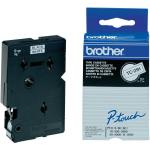 BANDA LAMINATA BLACK ON WHITE TC291 ORIGINAL BROTHER P-TOUCH 9MM