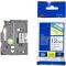 BANDA LAMINATA BLACK ON WHITE TZE231 ORIGINAL BROTHER P-TOUCH E300VP