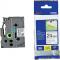 Banda Laminata Compatibila Black on White, TZS251-WB, compatibila cu Brother P-Touch D400/D450/D600VP/E300VP/E550WVP/H500/P700/P750W, 24mm/8m, TZE251-WB