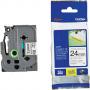 Banda Laminata Compatibila Black on White, TZS251-WB, compatibila cu Brother P-Touch D400/D450/D600VP/E300VP/E550WVP/H500/P700/P750W, 24mm/8m, TZE251-WB