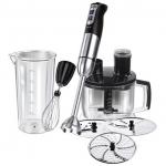 Blender de mana MPM MBL-11,800W, 6 in 1, otel inoxidabil ,viteza reglabila,led