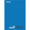 Blocnotes A4, 100 file - 60gsm, lipit pe latura mica, coperta albastra, Office Products - matematica