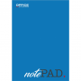 Blocnotes A4, 100 file - 60gsm, lipit pe latura mica, coperta albastra, Office Products - matematica