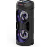 Boxa portabila activa Akai ABTS-530BT, 5W, Bluetooth, USB, microSD card slot, Intrare microfon, Lumini difuzor