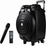 Boxa portabila activa Bluetooth AKAI SS023A-X10, microfon inclus, 50 W