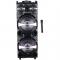 Boxa portabila Akai DJ-222 cu Bluetooth, Efect DJ, Trolley