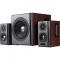 BOXE EDIFIER 2.1, RMS: 150W (2 x 25W, 2 x 15W, 1 x 70W), Bluetooth , Telecomanda , Wireless, Volum, Bass, Treble, Optical, Brown, S350DB