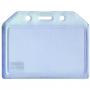 Buzunar PVC flexibil, pentru ID carduri, 105 x  74mm, orizontal, 5 buc/set, KEJEA - transparent