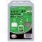 Buzunar PVC flexibil, pentru ID carduri,  91 x 128mm, vertical, 5 buc/set, KEJEA - transparent