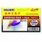 Buzunar PVC, pentru ID carduri, 105 x  74mm, orizontal, 10 buc/set, KEJEA - margine transp. color