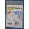 Buzunar PVC, pentru ID carduri, 128x91mm, vertical, 10 buc/set, KEJEA - cristal