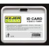 Buzunar PVC, pentru ID carduri, 85x54mm, orizontal, 5 buc/set, KEJEA - alb