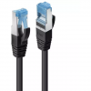 Cablu 1m Cat.6A S/FTP LSZH, Black