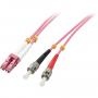 Cablu Fibra Optica LWL-Duplex LC/ST OM4 5m  50/125æm Multimode