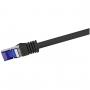 Cablu Retea Ultraflex, Cat.6A, S/FTP, Negru, 20 m