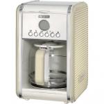 Cafetiera cu filtru Ariete 1342.BG Vintage, bej
