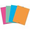 Caiet A4, 60 file - 80gsm, liniat stanga, coperta PP transparent color, AURORA - velin