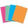 Caiet A4, 60 file - 80gsm, liniat stanga, coperta PP transparent color, AURORA - velin