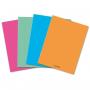 Caiet A5, 60 file - 80gsm, liniat stanga, coperta PP transparent color, AURORA - velin