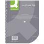 Caiet cu spirala, A4, 80 file - 70g/mp, 4 perf., coperti carton, Q-Connect - dictando
