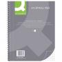 Caiet cu spirala, A4, 80 file - 70g/mp, 4 perf., coperti carton, Q-Connect - matematica
