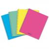 Caiet cu spirala, A5, 60 file - 80g/mp, coperta PP transparent color, Aurora - matematica