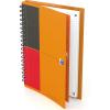 Caiet cu spirala, OXFORD Int. Meetingbook, B5, 80 file - 80gsm, Scribzee, coperta PP - dictando