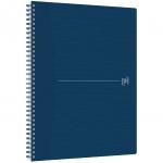Caiet cu spirala, OXFORD Origins, A4+, 70 file-90gsm, Scribzee, coperta PP albastra - mate