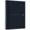 Caiet cu spirala, OXFORD Origins, A4+, 70 file-90gsm, Scribzee, coperta PP neagra - mate
