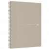Caiet cu spirala, OXFORD Origins, A4+, 70 file-90gsm, Scribzee, coperta PP nisip - mate